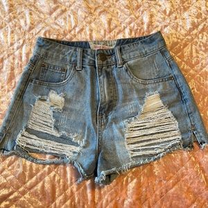 Hot kiss Jean shorts size 1